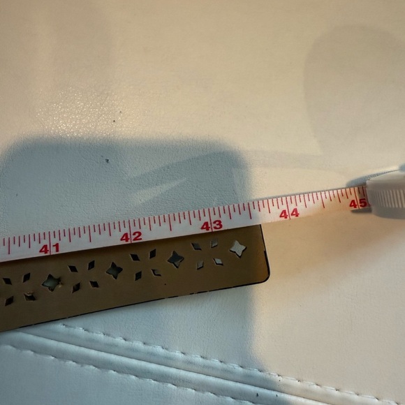 Kate Spade Perforated Black Belt XL GUC - Picture 6 of 6